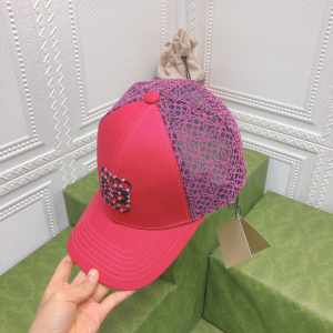 Replica Womens Hats Loewe Anagram Jacquard Cap Hat in Red Purple A190PP85 AA181011