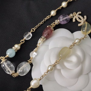 Replica Womens Jewelry Chanel Vintage Double C Necklaces A39PP180 AA180842