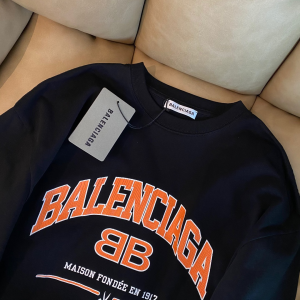 Replica Womens Clothing Balenciaga Black Cotton T Shirt SML A228PP280 AA181144