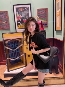 Replica Womens Clothing Balenciaga Black Cotton T Shirt SML A228PP280 AA181144