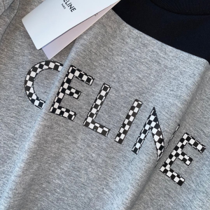 Replica Womens Clothing Celine Gray Cotton T Shirt SML A228PP280 AA181147