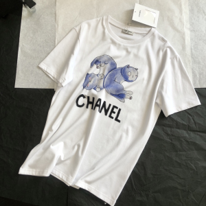 Chanel White Cotton T Shirt 