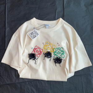 Replica Womens Clothing Loewe White Cotton T Shirt SML A228PP380 AA181134