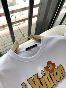 Replica Womens Clothing Louis Vuitton White Cotton T Shirt SML A228PP280 AA181153