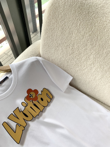 Replica Womens Clothing Louis Vuitton White Cotton T Shirt SML A228PP280 AA181153