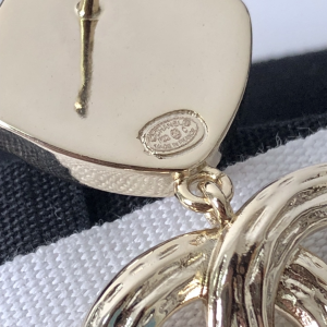 Replica Womens Jewelry Chanel Gold CC Pendant Earrings A39PP130 AA181031