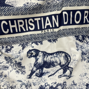 Replica Womens Clothing Dior Blue Silk Swimsuit Bikini SML A123PP180 AA181507