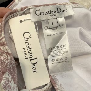 Replica Womens Clothing Dior Silk Swimsuit Bikini in Brown SML A123PP180 AA181498