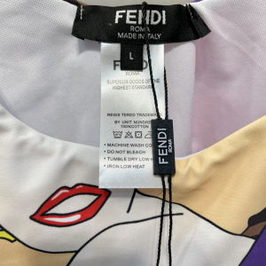 Replica Womens Clothing Fendi Multicolor Lycra Leggings Sets SML A123PP180 AA181500