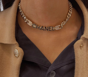 Replica Womens Jewelry Chanel Monogram Chain Necklace A39PP280 AA181752