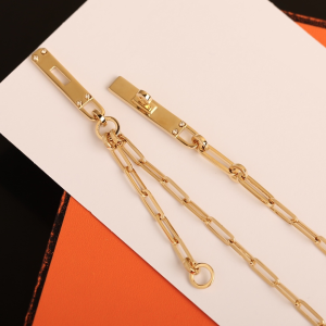 Replica Womens Jewelry Hermes Kelly Chaine Choker Silver Necklace A205PP480 AA182047