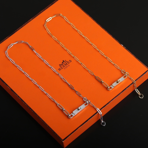Replica Womens Jewelry Hermes Kelly Chaine Choker Silver Necklace A205PP480 AA182049