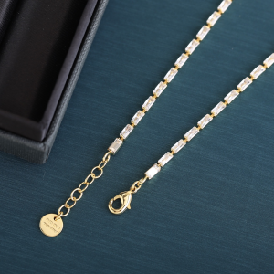 Replica Womens Jewelry Miu Miu Bow Crystals Necklace A205PP280 AA182034