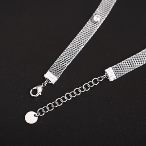 Replica Womens Jewelry Miu Miu Bow Crystals Necklace A205PP280 AA182035