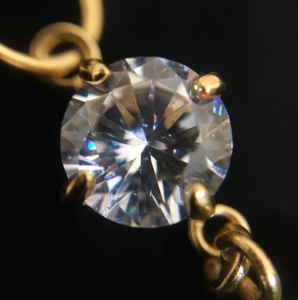 Replica Womens Jewelry Miu Miu Crystals Strawberry Pendant Necklace A205PP280 AA182038