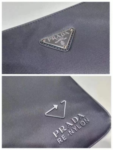 Replica Mens Handbags Prada Black Re Nylon Messenger Bag 44x34CM A104PP780 AA182138
