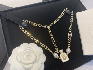 Chanel N5 Bottle Chain Necklaces 