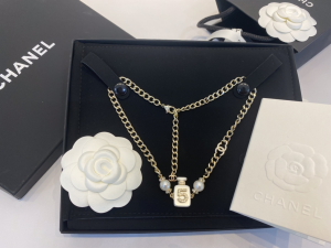 Replica Womens Jewelry Chanel N5 Bottle Chain Necklaces A39PP280 AA182079