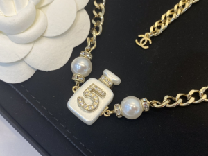 Replica Womens Jewelry Chanel N5 Bottle Chain Necklaces A39PP280 AA182079