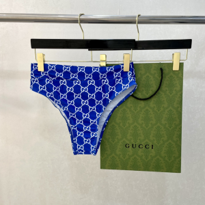 Replica Free Gift Gucci Blue GG Cotton Swimsuit Bikini SML A123PP105 AA182321