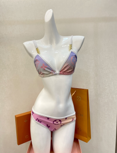 Louis Vuitton Monogram Cotton Swimsuit Bikini 