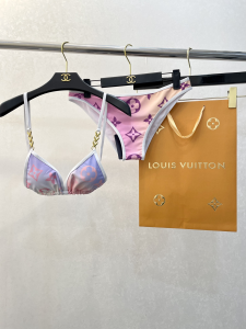 Replica Free Gift Louis Vuitton Monogram Cotton Swimsuit Bikini SML A123PP105 AA182314