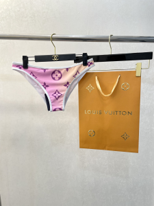 Replica Free Gift Louis Vuitton Monogram Cotton Swimsuit Bikini SML A123PP105 AA182314