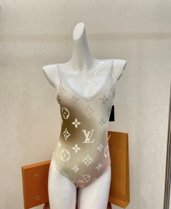 Louis Vuitton Monogram Cotton Swimsuit Bikini 