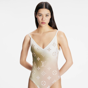 Replica Free Gift Louis Vuitton Monogram Cotton Swimsuit Bikini SML A123PP105 AA182315