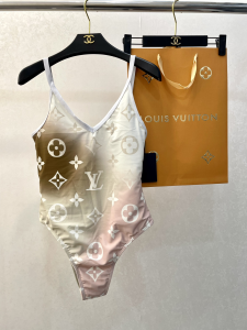 Replica Free Gift Louis Vuitton Monogram Cotton Swimsuit Bikini SML A123PP105 AA182315