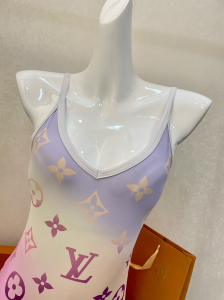 Replica Free Gift Louis Vuitton Monogram Cotton Swimsuit Bikini SML A123PP105 AA182316