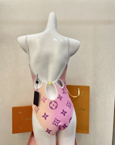 Replica Free Gift Louis Vuitton Monogram Cotton Swimsuit Bikini SML A123PP105 AA182316