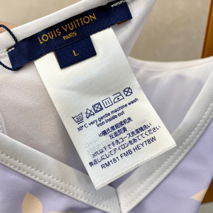 Replica Free Gift Louis Vuitton Monogram Cotton Swimsuit Bikini SML A123PP105 AA182316