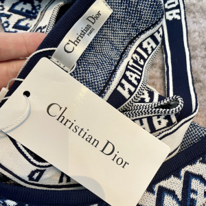 Replica Womens Clothing Dior Black Dior Oblique Swimsuit Bikini SML A123PP180 AA182544