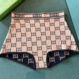 Replica Womens Clothing Gucci GG Logo Swimsuit Bikini Browm SML A123PP180 AA182542