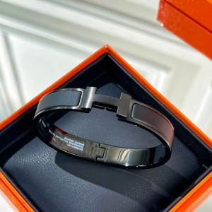 Hermes Clic HH So Black Narrow Bracelet 