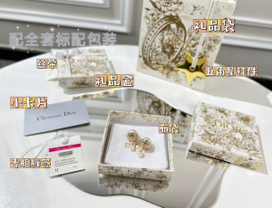 Replica Womens Jewelry Dior VIP Tribales Earrings with Crystals A62PP180 AA182729