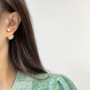 Replica Womens Jewelry Dior VIP Tribales Earrings with Crystals A62PP180 AA182729