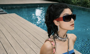 Replica Womens Jewelry Chanel White Black Gold Coco Choker AB8493 A39PP180 AA182899