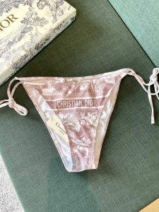 Replica Free Gift Dior Pink Cotton Swimsuit Bikini SML A123PP105 AA183213