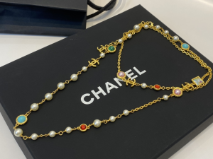 Replica Womens Jewelry Chanel CC Pearls Necklace A39PP280 AA183444