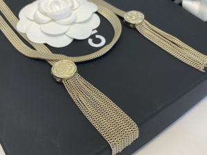 Replica Womens Jewelry Chanel Gold Tassel Chain Necklace AB7987 A39PP380 AA183440