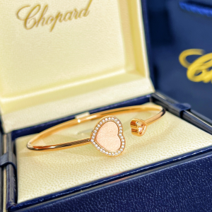 Replica Womens Jewelry Chopard VIP Happy Hearts Diamond Bracelet A62PP280 AA183453