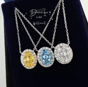 Replica Womens Jewelry Tiffany VIP Soleste Diamond Pendant Necklace A62PP290 AA183447