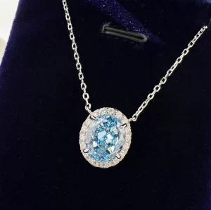 Replica Womens Jewelry Tiffany VIP Soleste Diamond Pendant Necklace A62PP290 AA183447
