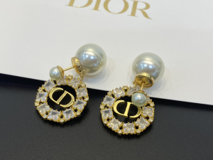 Replica Womens Jewelry Dior Tribales Earrings with White Pearl A39PP130 AA183816