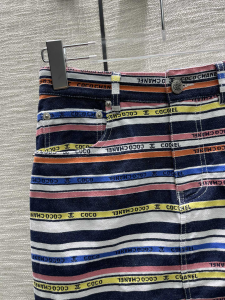 Replica Womens Clothing Chanel 2022 Multicolor Stripes Skirts SML A29PP380 AA184034