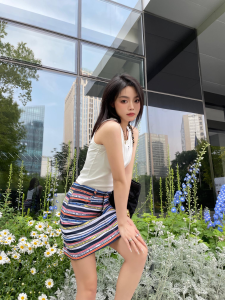 Replica Womens Clothing Chanel 2022 Multicolor Stripes Skirts SML A29PP380 AA184034