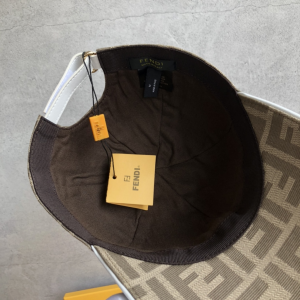 Replica Womens Hats Fendi FF Jacquard Baseball Cap Hat A190PP100 AA184320