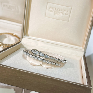 Replica Womens Jewelry Bvlgari VIP Serpenti Viper Diamonds Bracelet A62PP280 AA184233